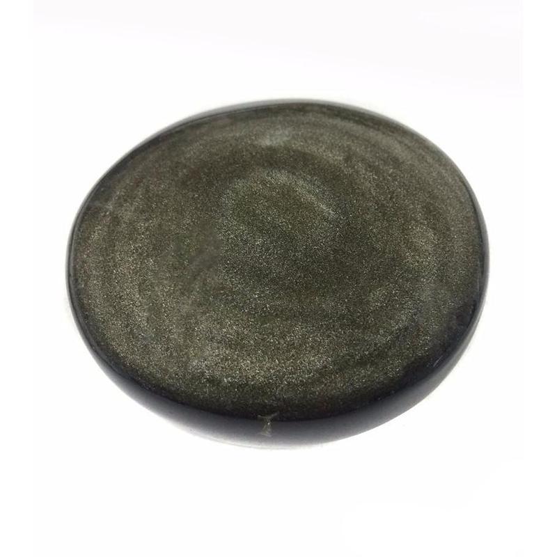 Gold Sheen Obsidian Disk Stone-Nature's Treasures