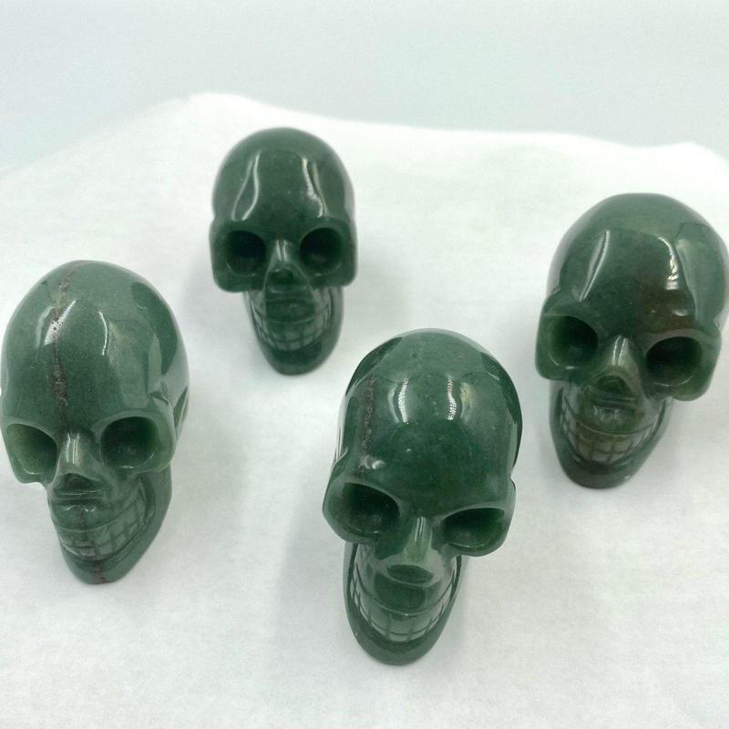Green Aventurine Skull || Small-Nature's Treasures