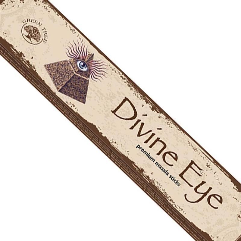 Green Tree "Divine Eye" Masala Incense Sticks - 15 gr-Nature's Treasures