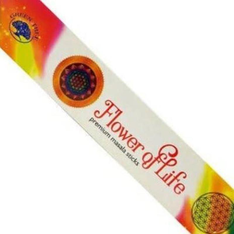 Green Tree "Flower of Life" Masala Incense Sticks - 15g-Nature's Treasures
