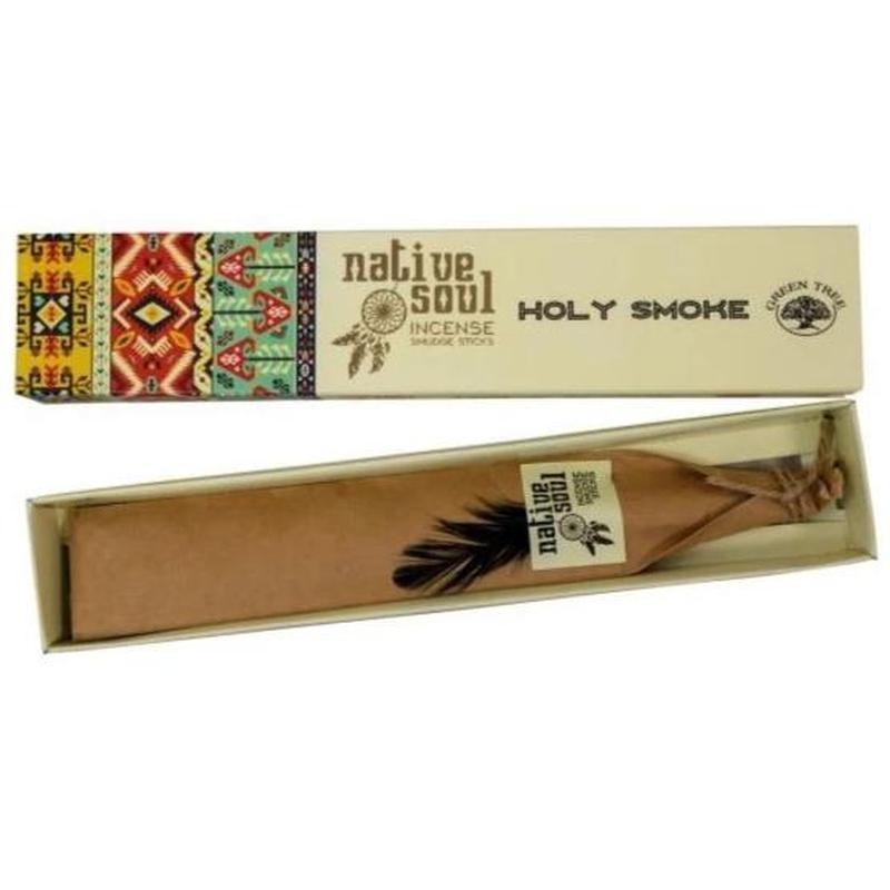 Green Tree "Holy Smoke" Native Soul Incense Smudge Sticks-Nature's Treasures