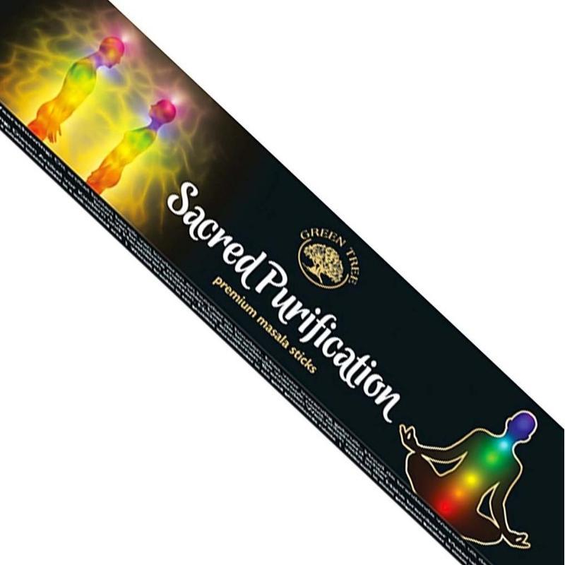 Green Tree "Sacred Purification" Masala Incense Sticks - 15g-Nature's Treasures
