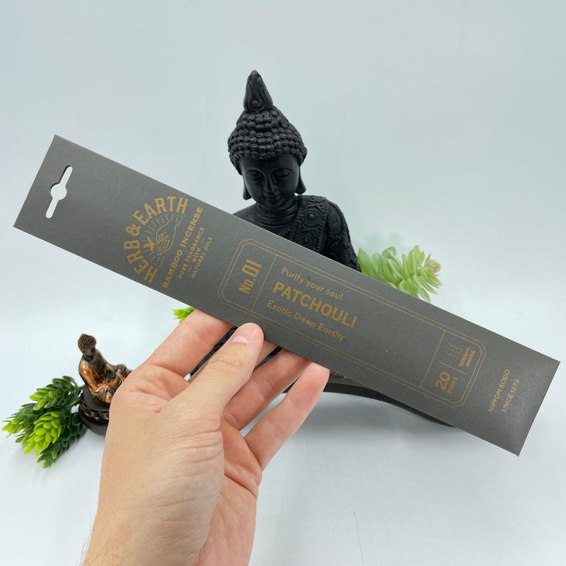 Herb & Earth "Patchouli" Bamboo Incense-Nature's Treasures