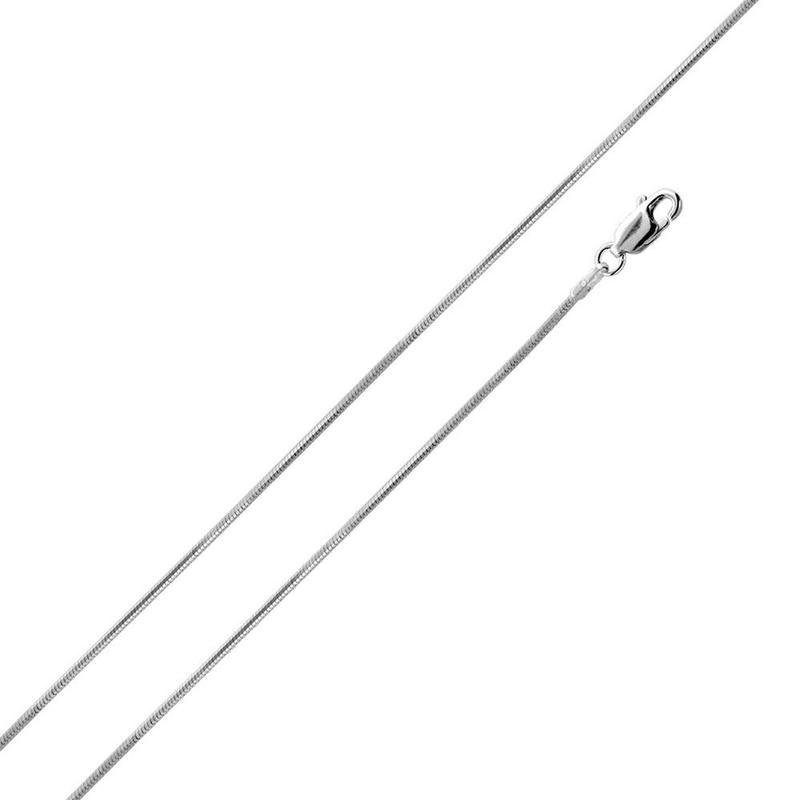 High-Polished 8 Sided Snake Chain Necklace || .925 Sterling Silver-Nature's Treasures