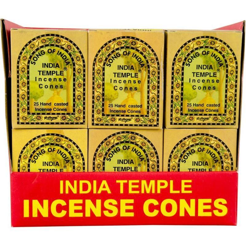 India Temple Incense Cones-Nature's Treasures