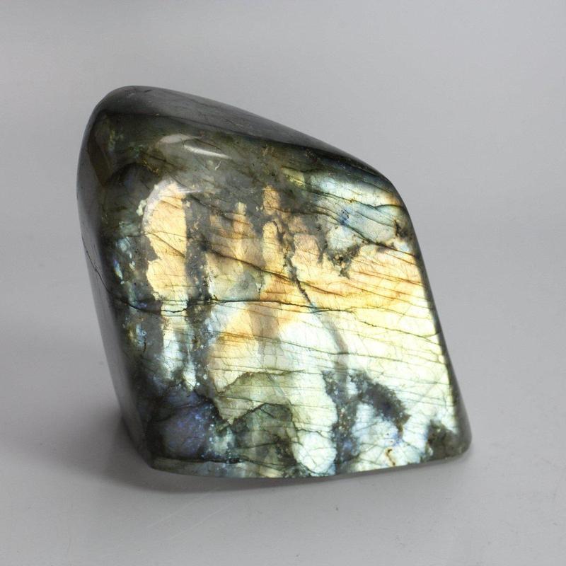 Labradorite Free Form Cut Base-Nature's Treasures