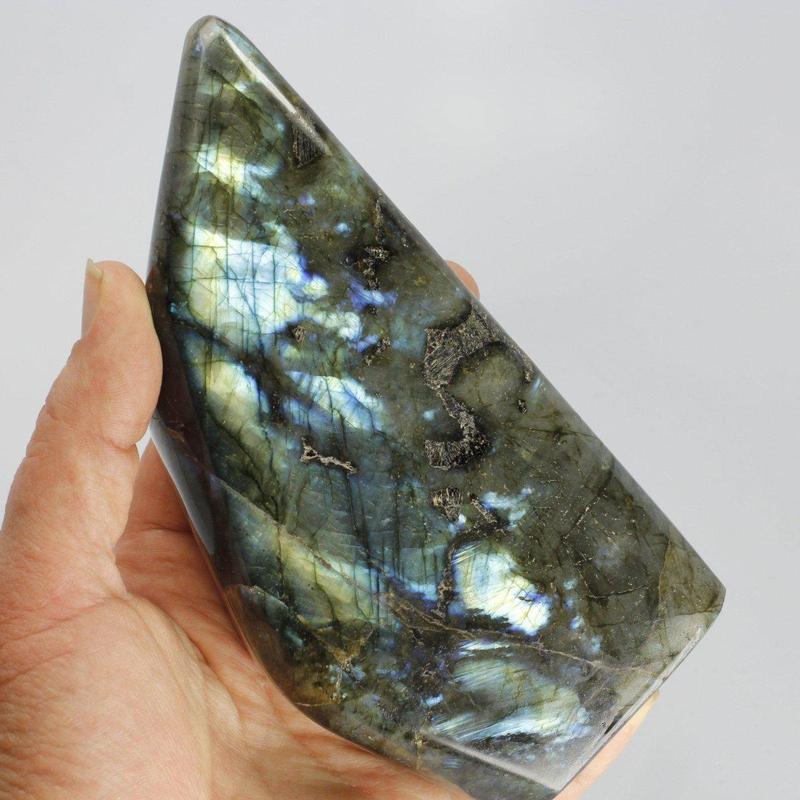 Labradorite Free Form Cut Base-Nature's Treasures