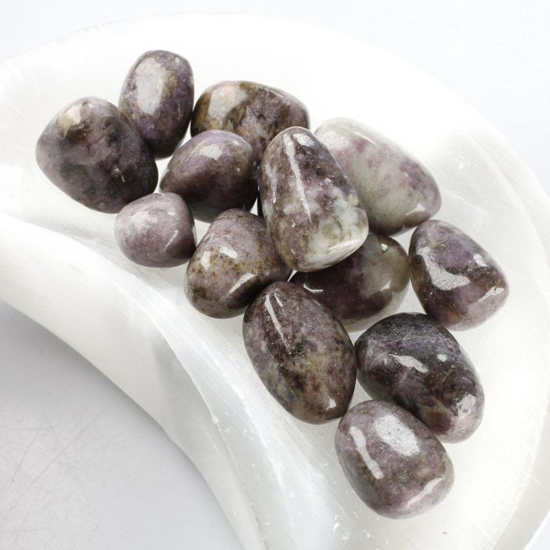 Lepidolite Tumble Stone || Worry Releaser