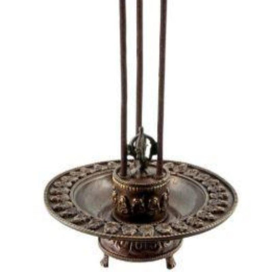 Lord Buddha Antique Tibetan Incense Burner-Nature's Treasures