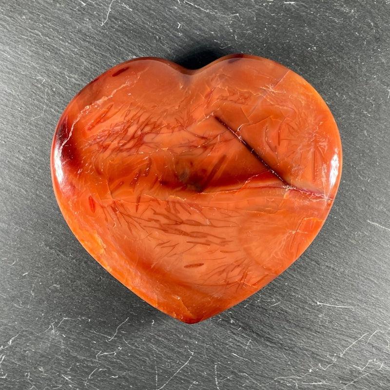 Natural Carnelian Puff Hearts || Creativity, Confidence, Grounding || Madagascar-Nature's Treasures