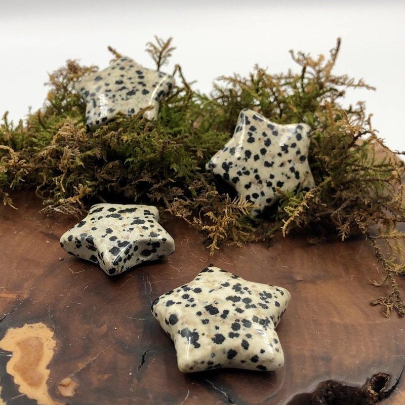 Natural Dalmatian Jasper Star Pendant || Protection, Grounding || Mexico-Nature's Treasures