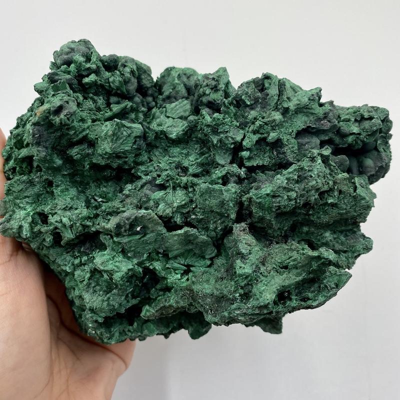 Natural Fibrous Malachite Cluster || Transformation, Emotional Blockages, Cleansing One's Energy || Large || From Shaba Province, Zaire-Nature's Treasures