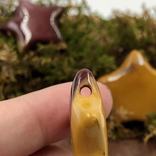 Natural Mookaite Jasper Star Pendant || Grounding, Awareness || Australia-Nature's Treasures