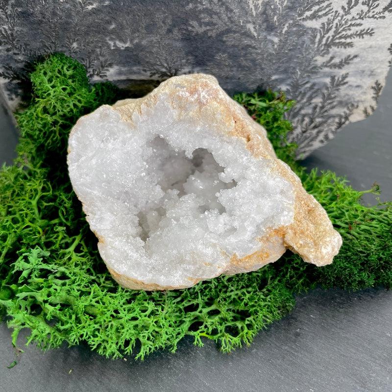 Natural Quartz Druzy Geode Pair-Nature's Treasures