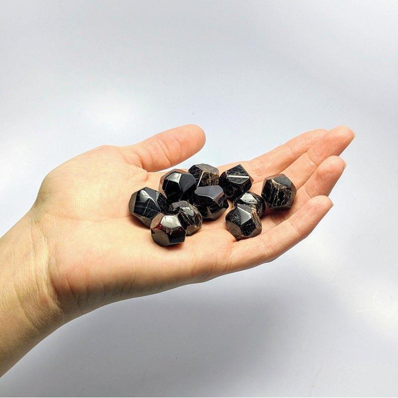Naturally Formed Polished Faceted Garnet-Nature's Treasures