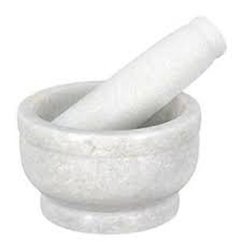 Opal White Marble Mortar and Pestle-Nature's Treasures
