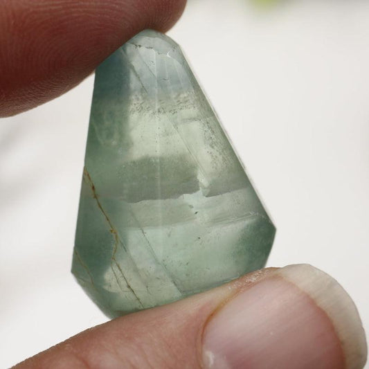 Polished Fluorite Tumble Stone || Mental Clarity, Psychic Cleanser, Decision Making || India-Nature's Treasures