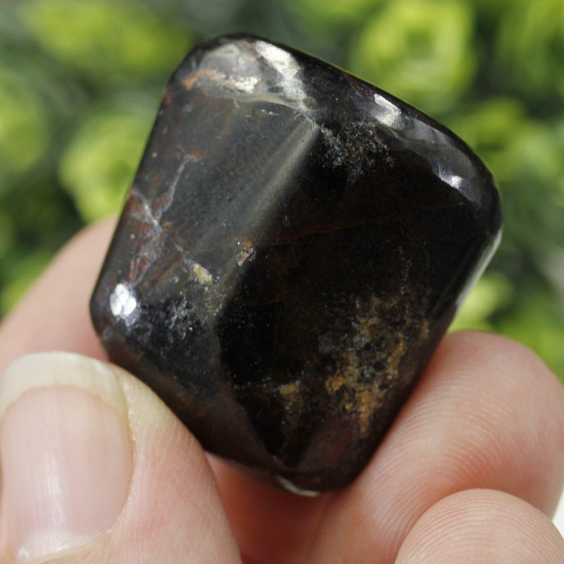Polished Garnet Tumble Stone || Grounding, Psychic Protection || India-Nature's Treasures