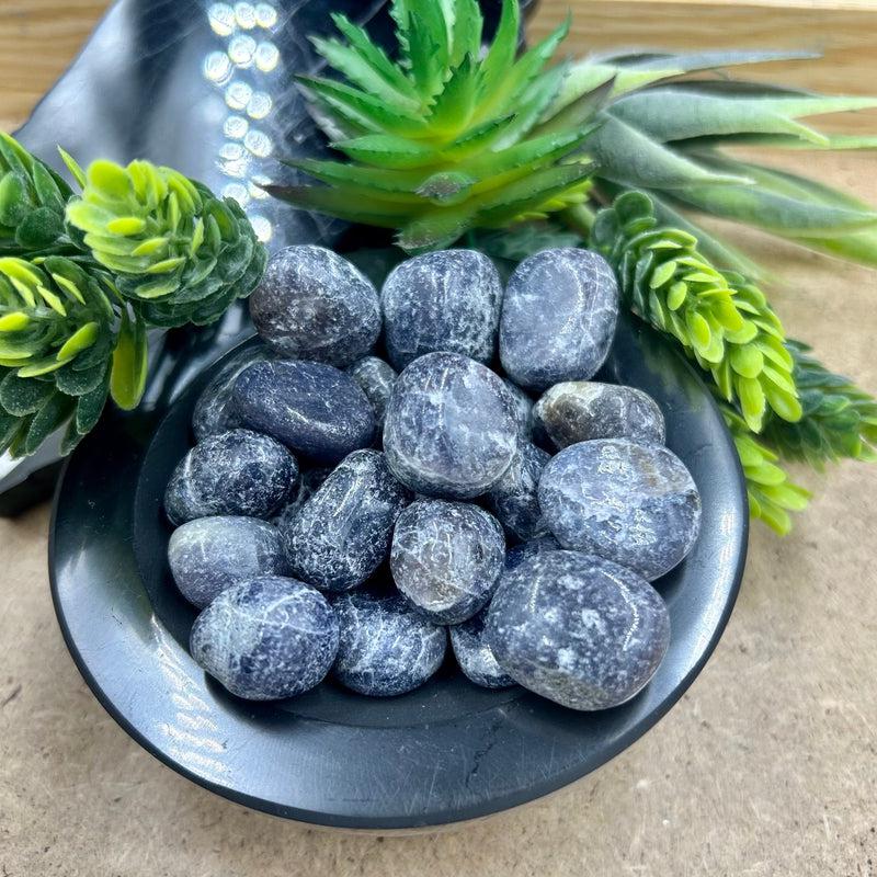 Polished Iolite Tumble Stone || Inner Wisdom, Vision Stone, Truth, Psychic Enhancement || India-Nature's Treasures