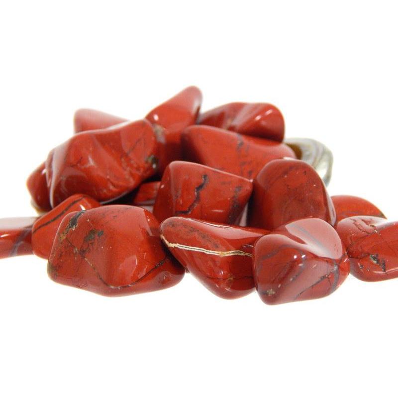 Polished Medium Red Jasper Tumbled Stones || Endurance & Stability || Brazil