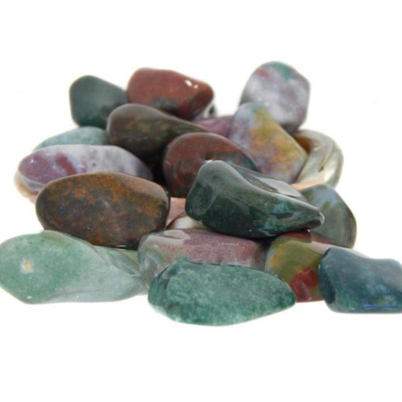 Polished Small Bloodstone Tumbles || Detoxing & Sacrifice || India-Nature's Treasures