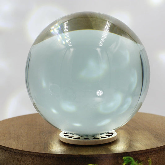 Polished Volcanic Ash Glass Sphere || 100 MM || Mexico-Nature's Treasures