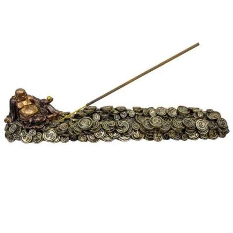 SHOW PRODUCT: Prosperity Money Buddha Totem Incense Stick Burner-Nature's Treasures
