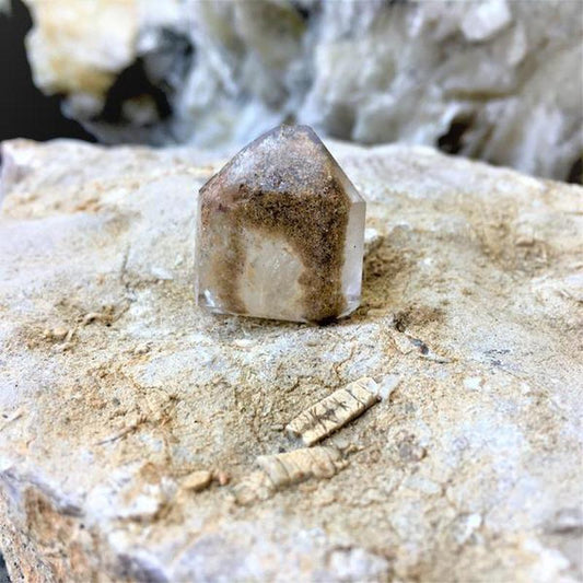 Quartz Point with Inclusions || Spiritual Amplifier, Cleansing || Madagascar-Nature's Treasures