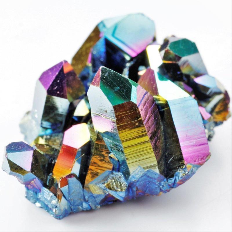 Rainbow Titanium Aura Quartz 2.5"-Nature's Treasures