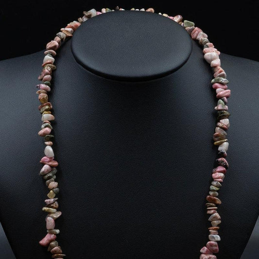 Rhodonite Chip Necklace || Self- Healing-Nature's Treasures