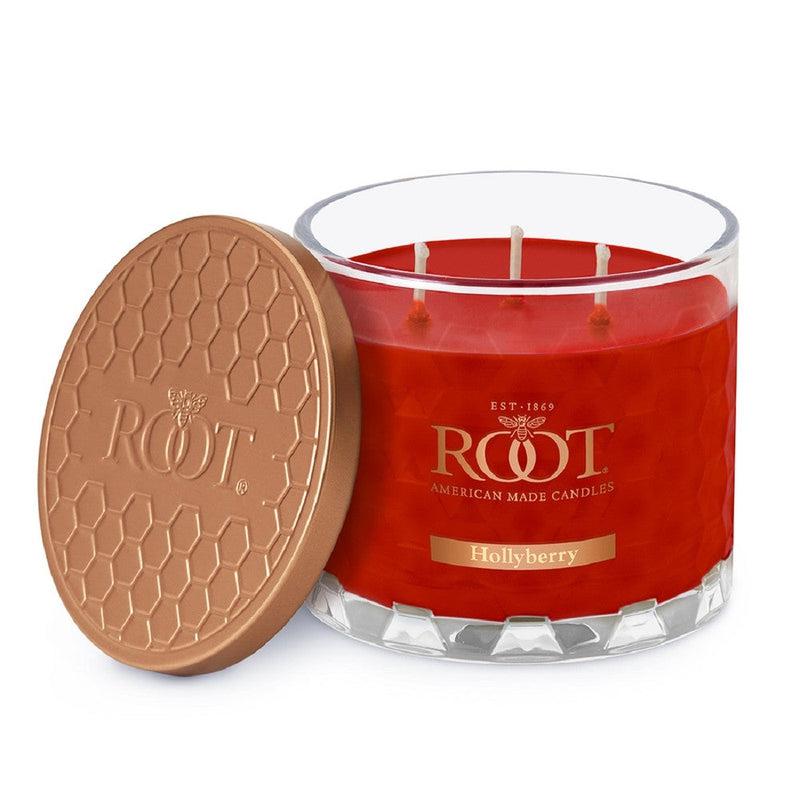 Root Candles Holiday Legacy Collection || Hollyberry-Nature's Treasures