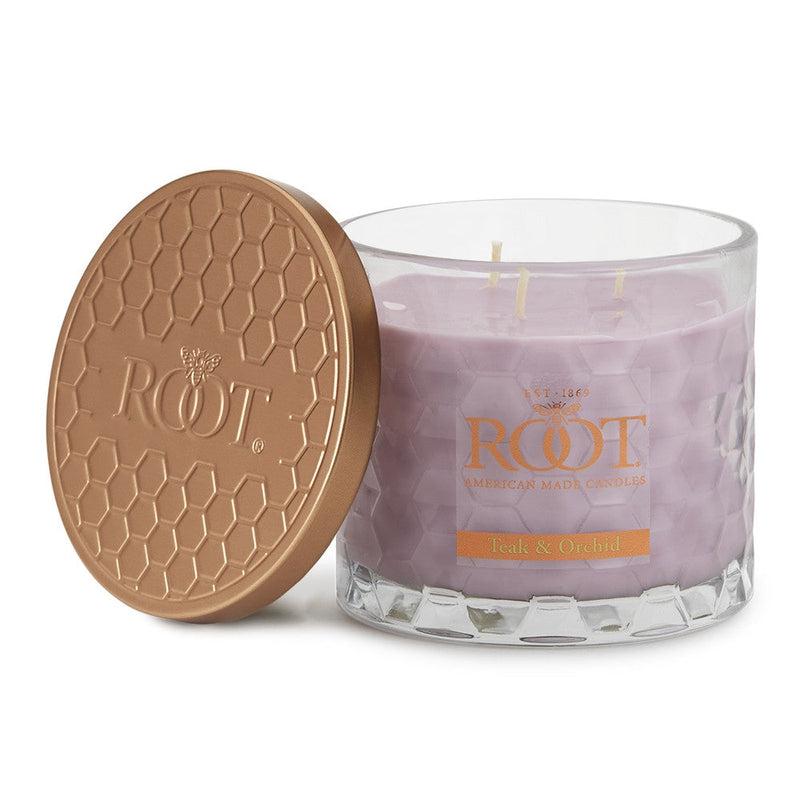 Root Candles Legacy Fragrances Collection || Teak & Orchid-Nature's Treasures