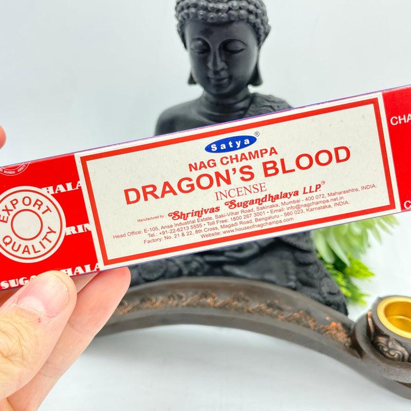 Satya "Dragon's Blood" Masala Incense Sticks - 15g-Nature's Treasures