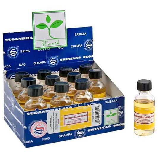 Satya Spiritual Healing Fragrance Oil 1 fl.oz.-Nature's Treasures