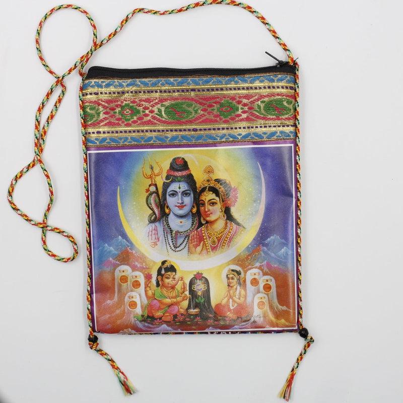 Shiva & Parvati Accessory Pouch Bag-Nature's Treasures