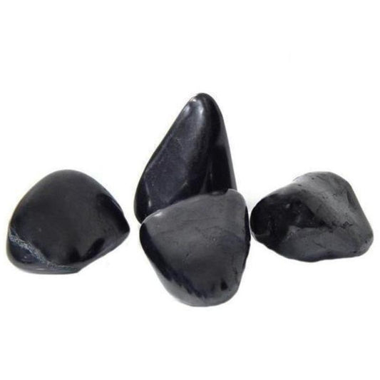 Shungite Polished Tumble Stone Small-Nature's Treasures