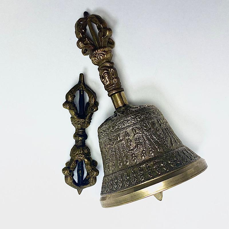 Singing Meditation Buddhist Dorje And Vajra Bell-Nature's Treasures