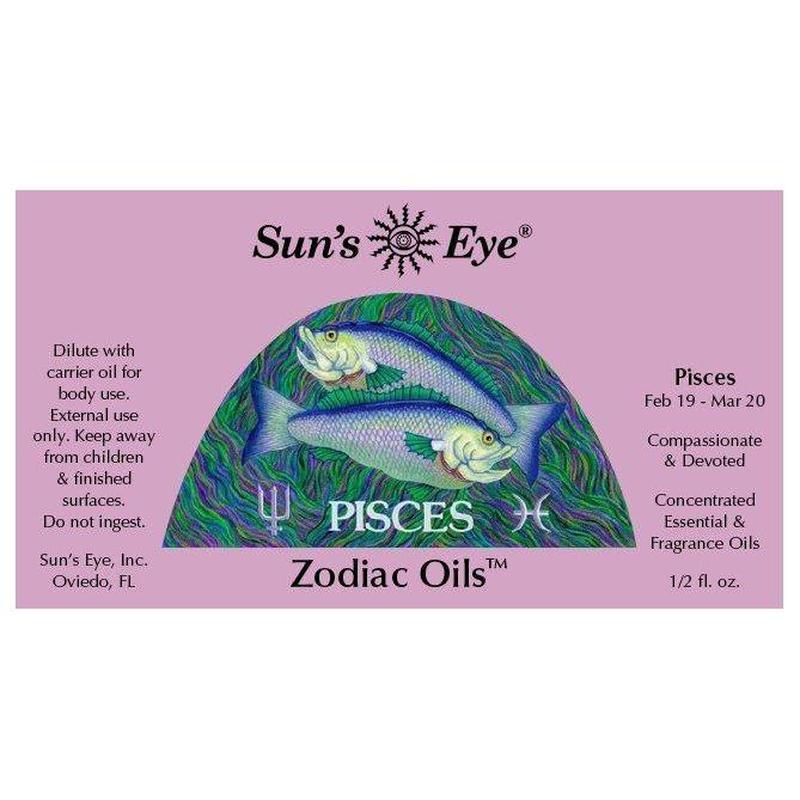 Sun's Eye "Pisces" Zodiac Oils-Nature's Treasures