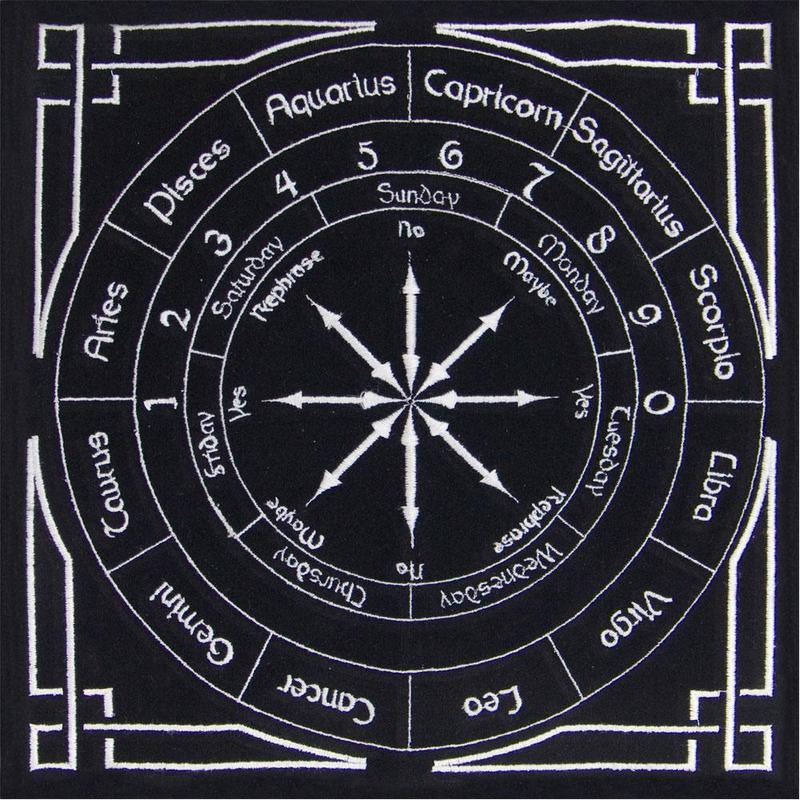 Velvet Pendulum Mat with Astrology-Nature's Treasures
