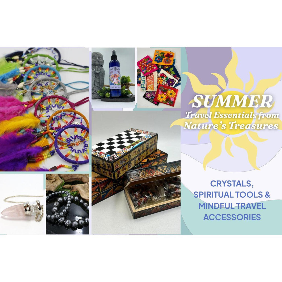 Summer Travel Essentials: Crystals, Spiritual Tools & Mindful Travel Accessories