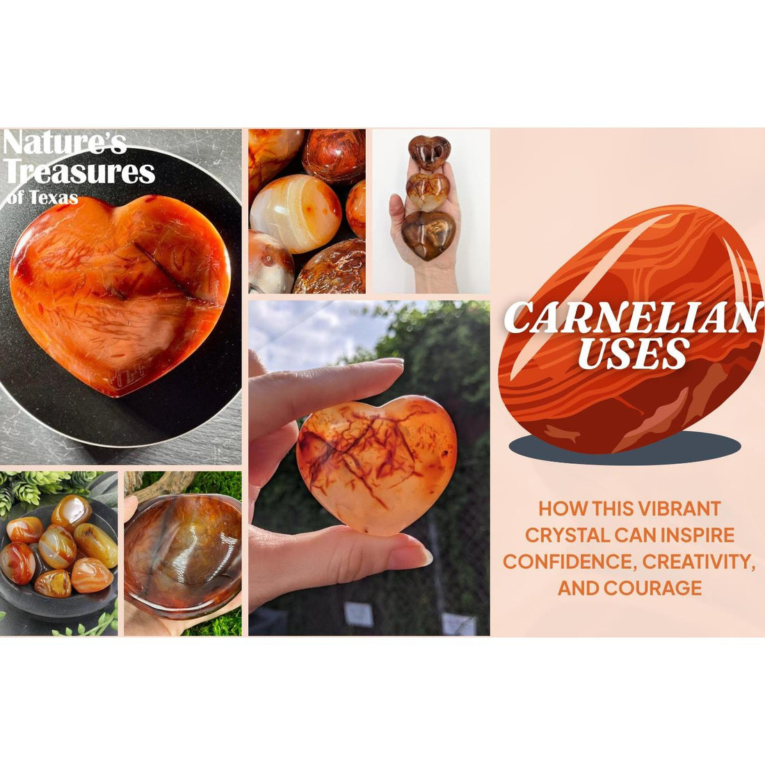 Carnelian Uses: How this Vibrant Crystal Can Inspire Confidence, Creativity, and Courage
