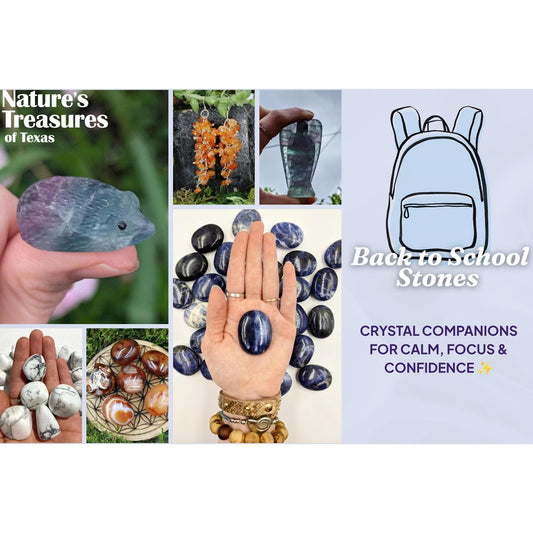 Back to School Stones: Crystal Companions for Calm, Focus & Confidence