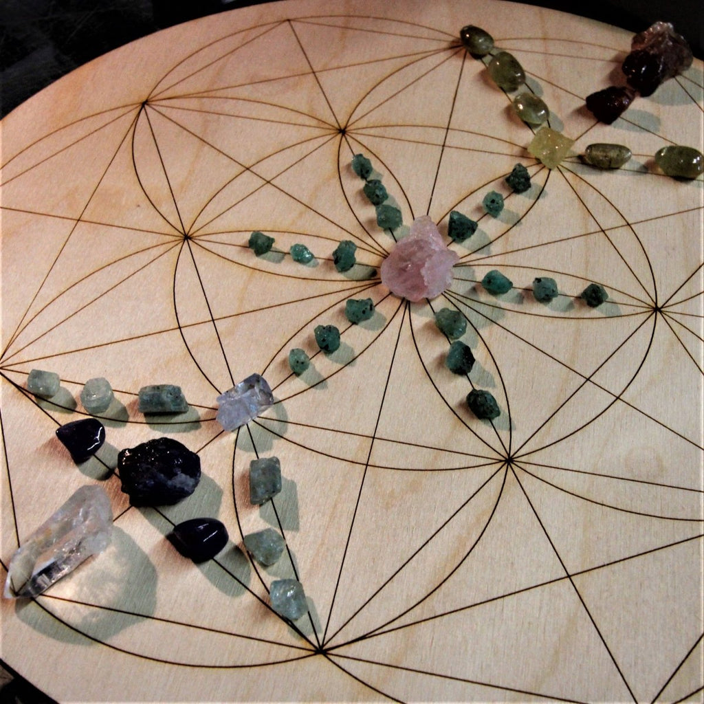 How to Build a Crystal Grid | Nature's Treasures