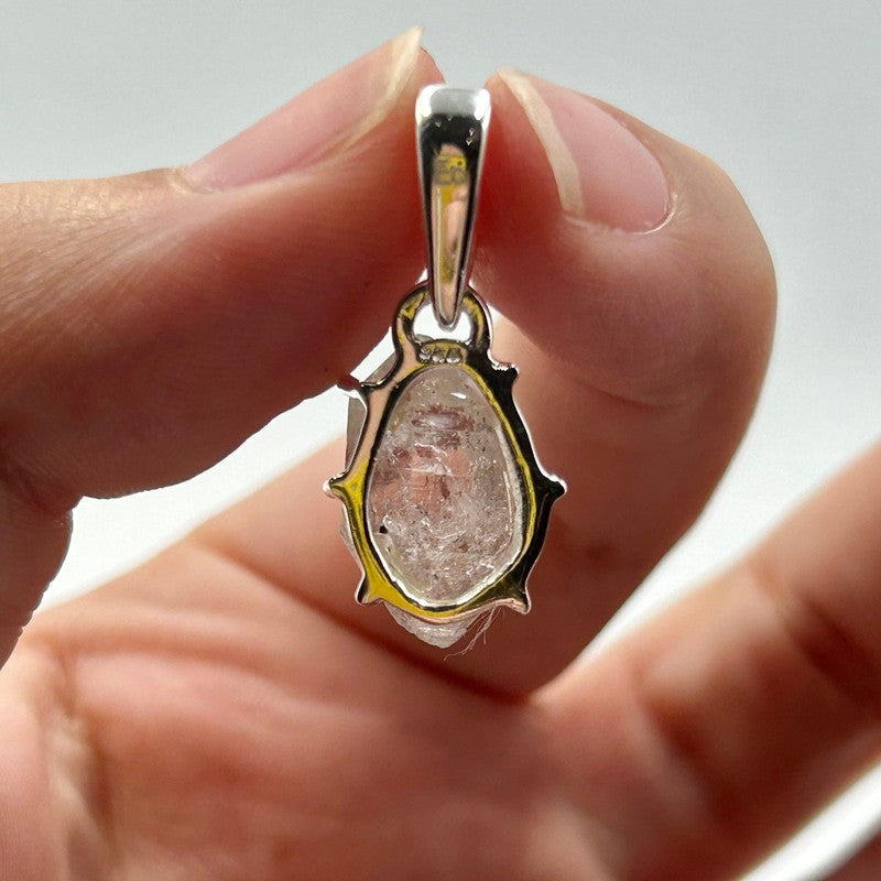 6 Prong Herkimer Diamond Pendants || .925 Sterling Silver-Nature's Treasures