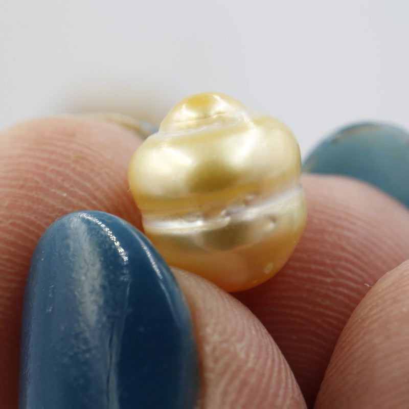 8mm Champagne Pearl Specimen's || Feminine Connections-Nature's Treasures