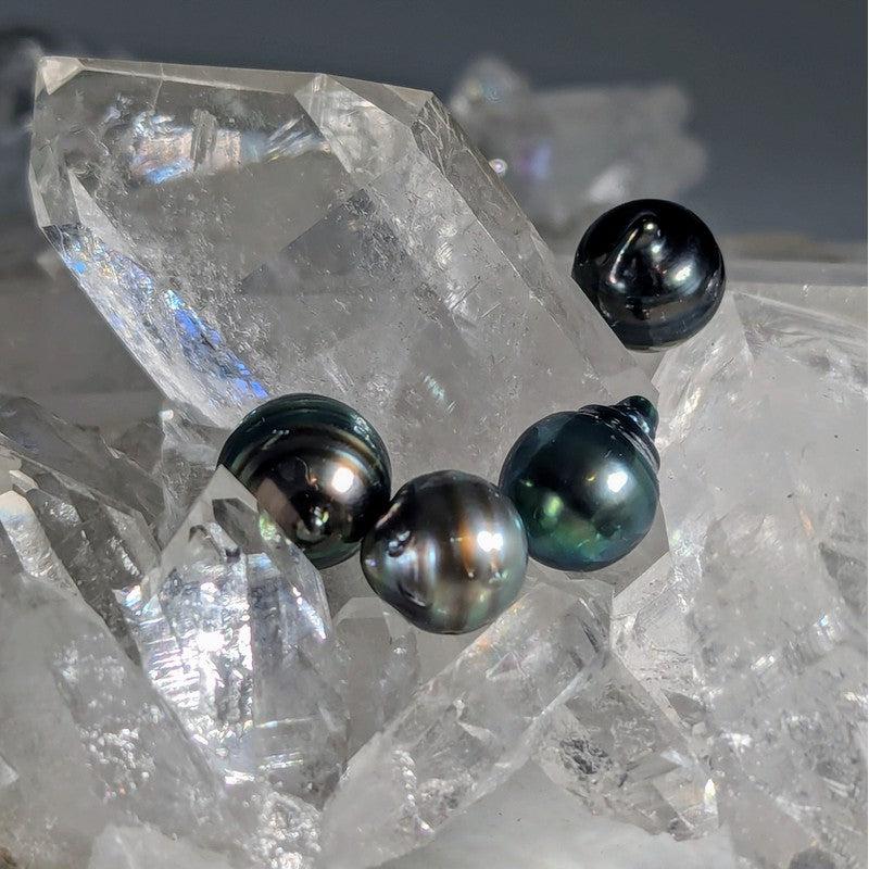 8mm Tahitian Black Pearl Specimen's || Feminine Connections-Nature's Treasures