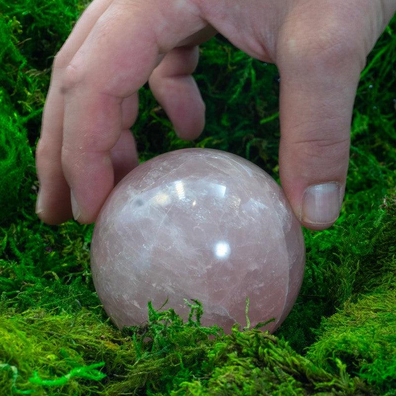 A Grade 6 Star Rose Quartz Spheres || 50 MM To 85 MM || Madagascar-Nature's Treasures