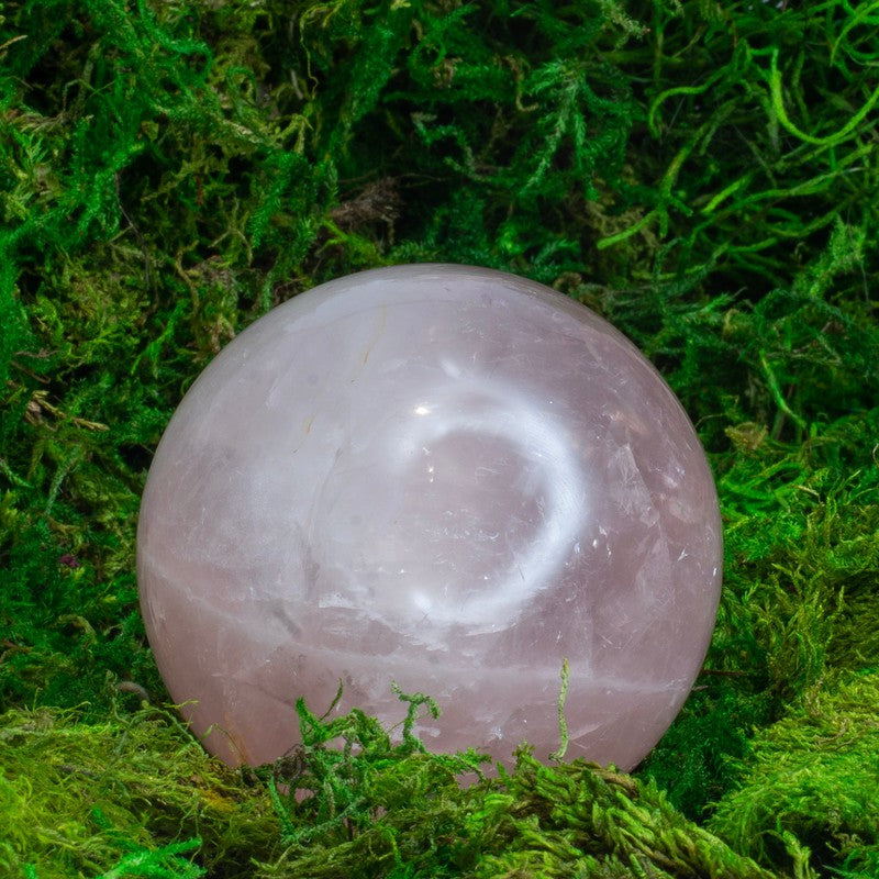 A Grade 6 Star Rose Quartz Spheres || 50 MM To 85 MM || Madagascar-Nature's Treasures