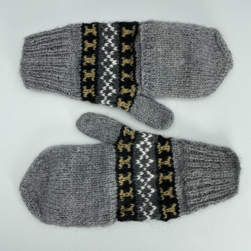 Alpaca Handwoven Adjustable Mitten Gloves-Nature's Treasures