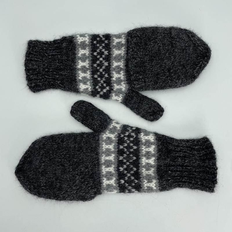 Alpaca Handwoven Adjustable Mitten Gloves-Nature's Treasures
